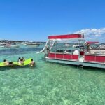 Private Crab Island Double Slides Pontoon Charter - The Highlight: Crab Island
