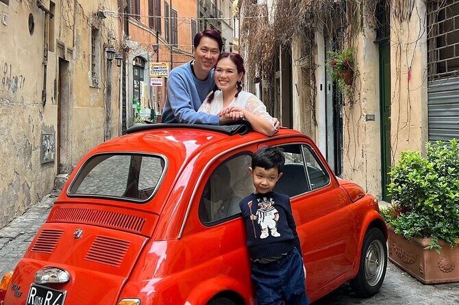 Private Rome Tour in Classic Red Fiat500 - FAQs