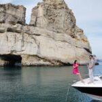 Private trip-Kleftiko Gerakas Tsigrado Paliochori with Speed Blue - An In-Depth Look at the Milos Boat Tour Experience