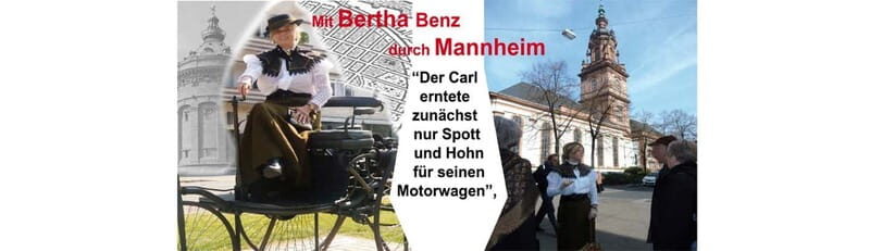 Public tour With Bertha Benz through the city of inventors Costume tour - FAQ