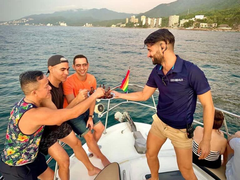 Puerto Vallarta: Gay Sunset Cruise with Open Bar - Itinerary Breakdown