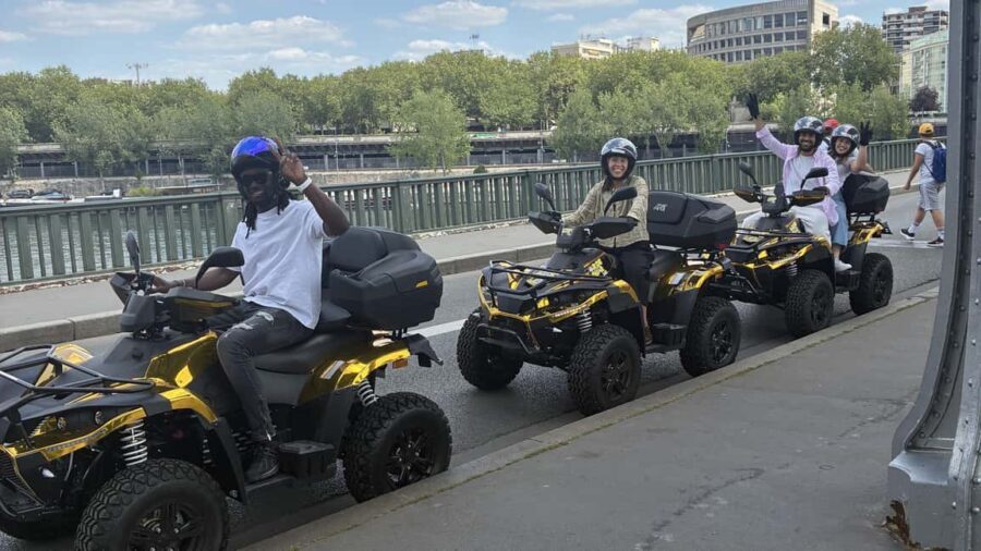 Quad bike tour to discover Parisian street art  15th arrondissement & hidden spots - Exploring Parisian Street Art on a Quad Bike: A Unique Urban Adventure