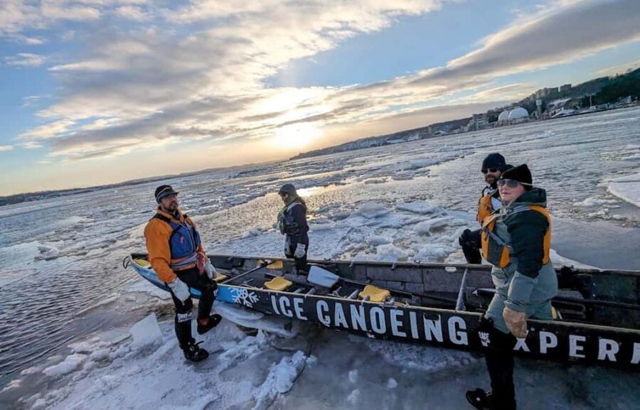 Quebec City: Sunset Ice Canoe Experience with Sauna - FAQs about the Sunset Ice Canoe Experience in Quebec City