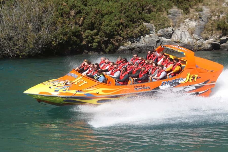 Queenstown: Jet Boat Adventure with Thunder Jet - The Scenic Highlights