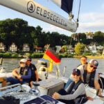 Real sailing trip "to the Gates of Hamburg", from/to Wedel - The Itinerary in Detail