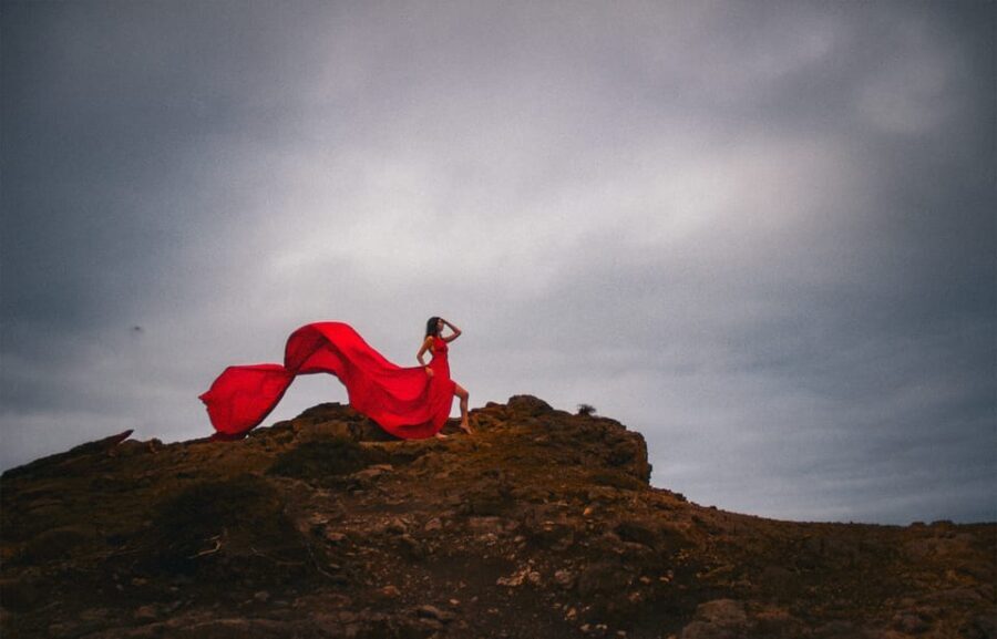 Red Flying Dress Photoshoot & Drone Video in Madeira - A Detailed Look at the Madeira Flying Dress & Drone Experience