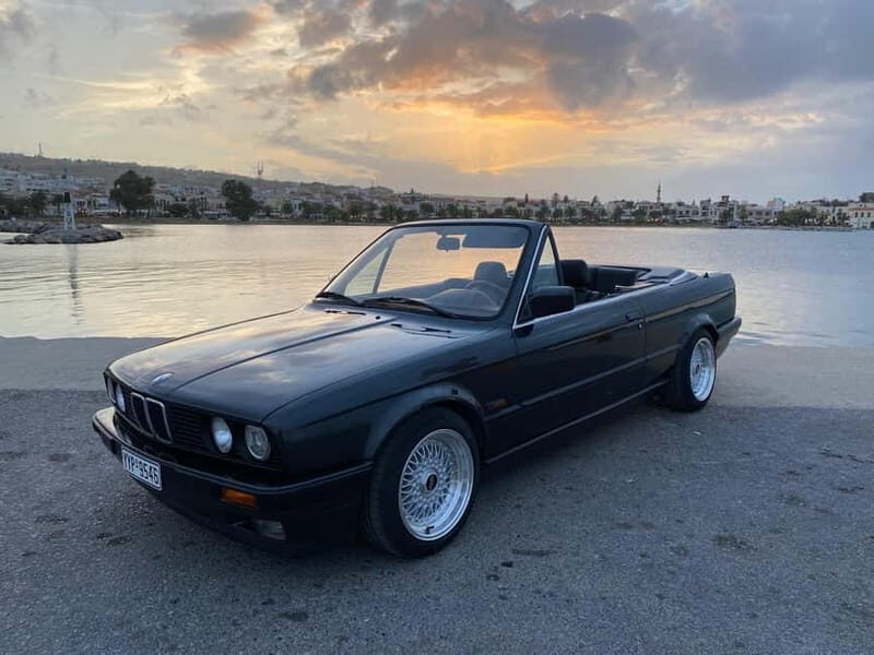 Rethymno: Ride with a BMW 318i Cabrio for 12 hours - FAQ