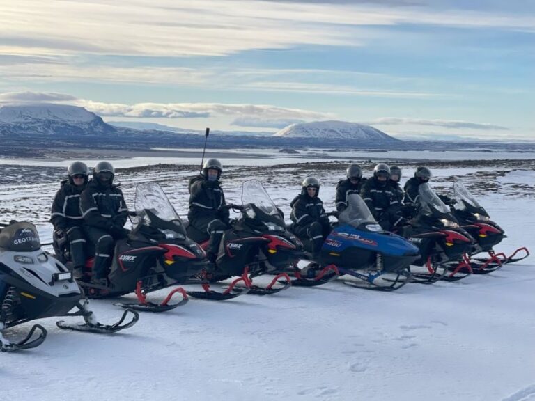 Reykjahlid: Snowmobile Adventure by Lake Mývatn - An In-Depth Look at the Snowmobile Tour