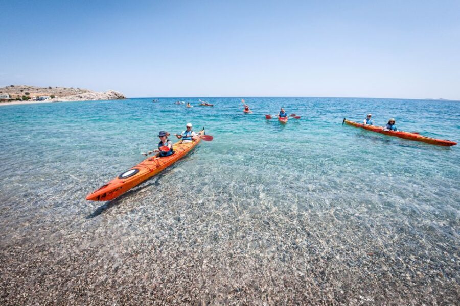 Rhodes: Sea Kayak Adventure to the Red Sand Beach - What’s Included and What Not