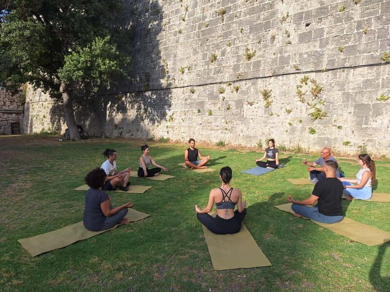 Rhodes Town: Outdoor Yoga at Grand Masters Garden - What’s Included & What’s Not