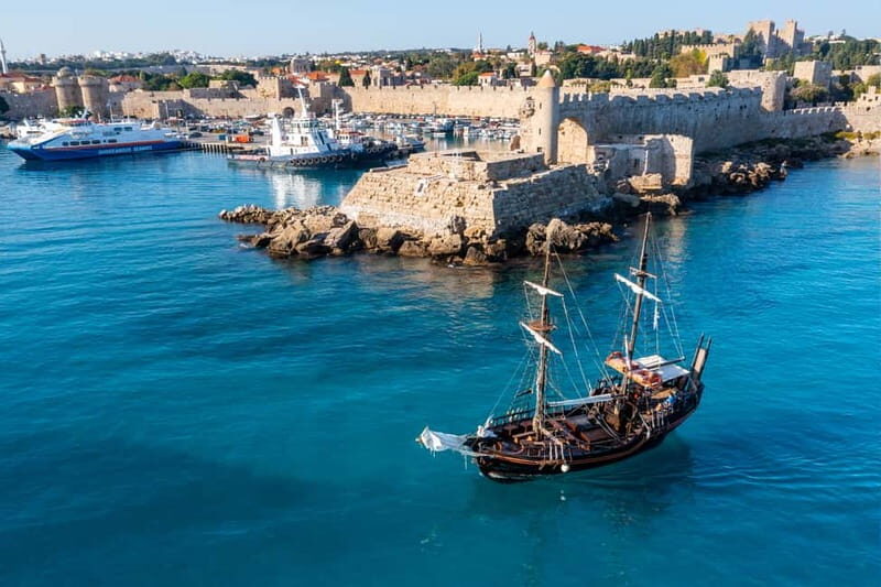 Rhodes:1-hour Sightseeing Day Cruise on an 18th-Century Boat - An Authentic Maritime Experience with Stunning Views