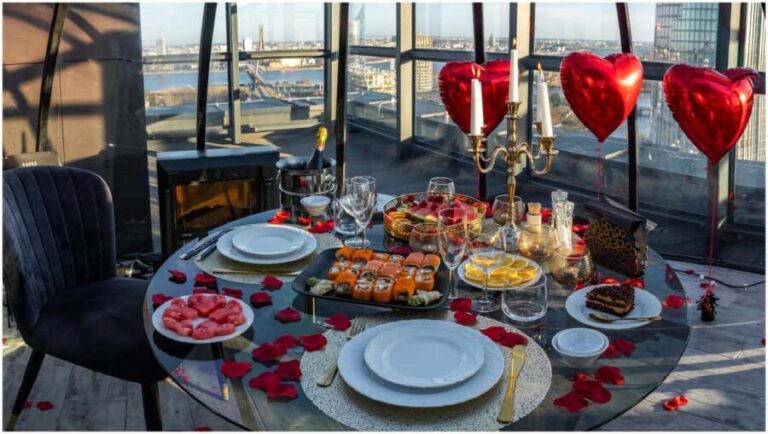 Riga: 23rd Floor Igloo Dome Rental - What the Experience Looks Like