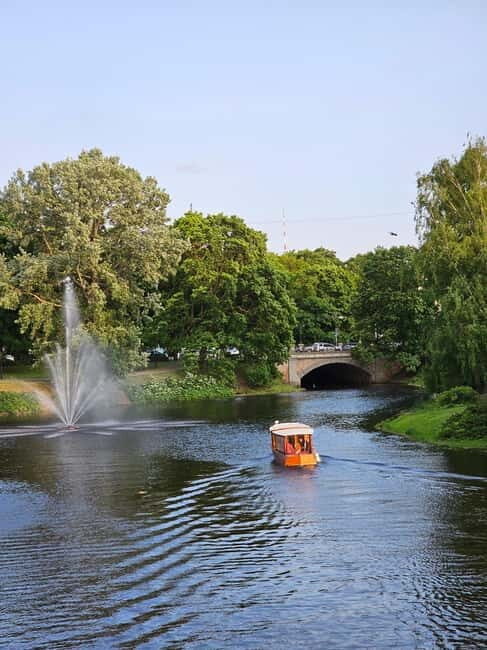 Riga: Private Riga canal boat tour with Riga Black Balsam - A Deeper Look at the Riga Waterway Tour