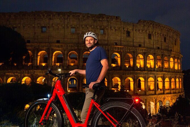Rome by Night Tour with Top E-bike and optional Italian Dinner - FAQs