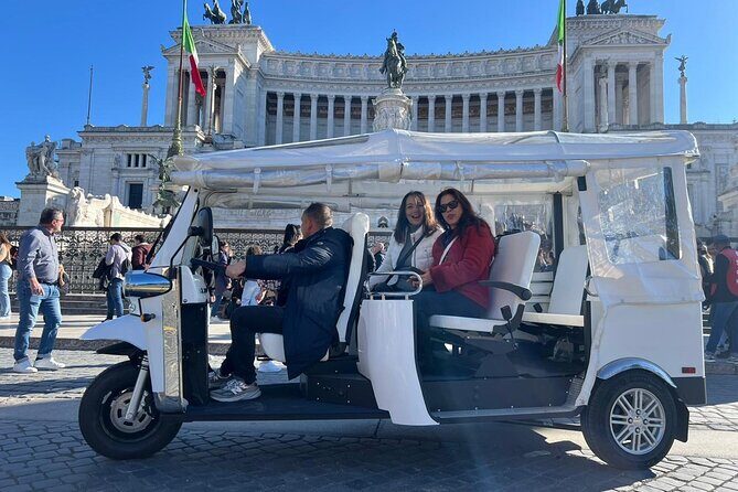 Rome Electric Tuk-Tuk Private City Tour - FAQs