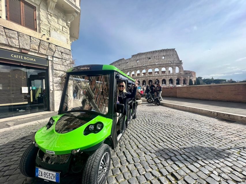 Rome: Golf Cart Tour with Artisanal Gelato Tasting - Detailed Tour Breakdown