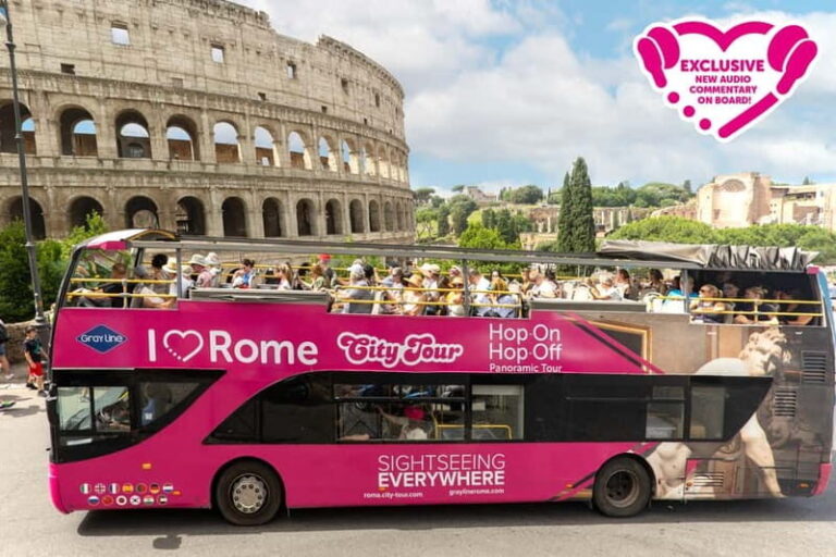 Rome: Hop-on Hop-off Sightseeing Bus Tour with Audioguide - Itinerary Breakdown