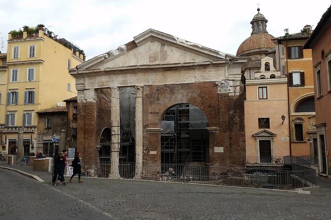 Rome Jewish District Walking Tour - Exploring the Portico of Octavia and Tiberina Island