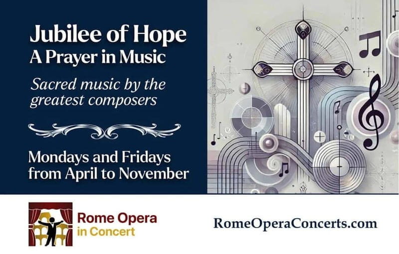Rome - JUBILEE 2025: A PRAYER IN MUSIC - Concert + Aperitif - A Full Look at the Experience