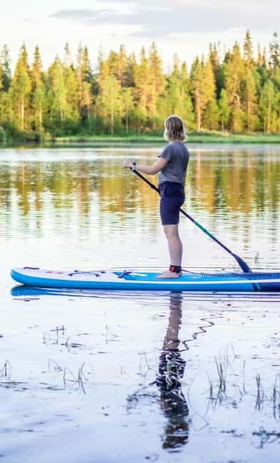 Ruka: Sup-boarding on lake Rukajärvi - Exploring the Lake Rukajärvi SUP Experience in Detail
