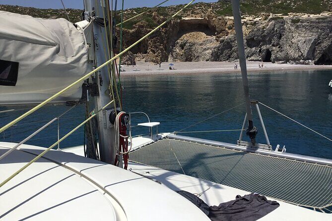 Sailing Catamaran day cruise - Rhodes with lunch & drinks - Key Points