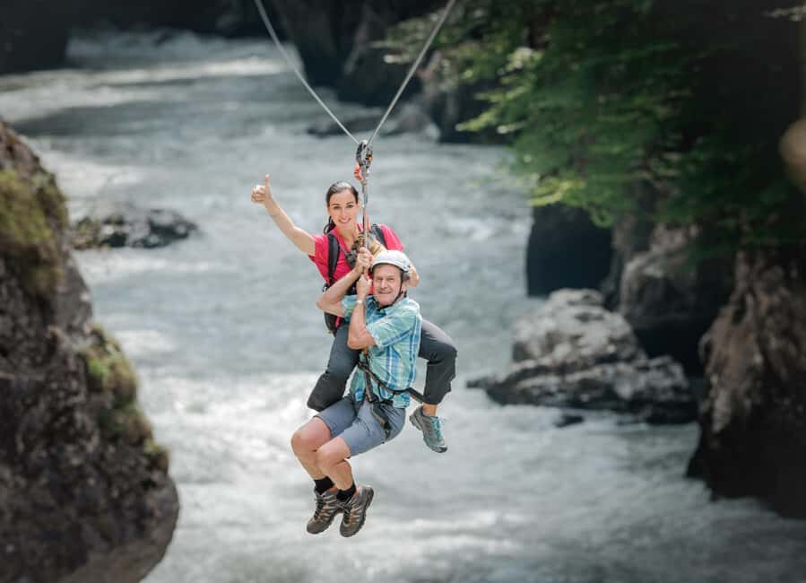 Salzach Gorge Adventure - Mega Flying Fox & Cave Tour