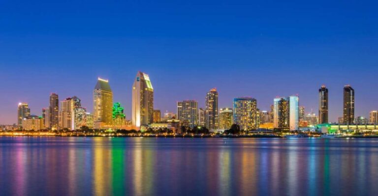 San Diego: City Lights Night Trolley Tour - Starting Point: Seaport Village