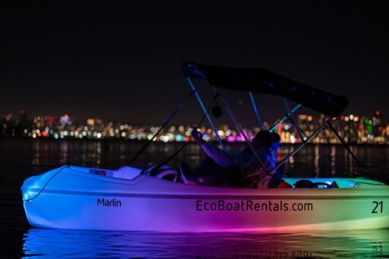 San Diego: Night Date Glow Pedal Boat with Downtown Views - Practical Tips for Your Night Pedal Boat Trip