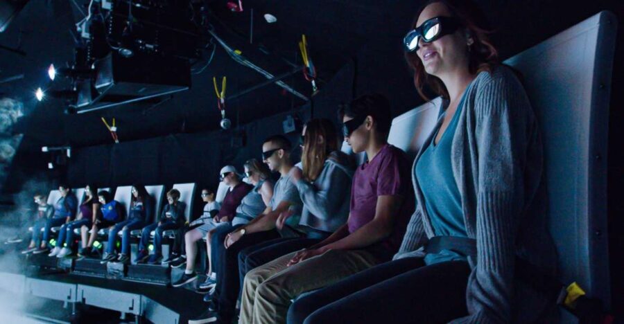 San Francisco: PIER 39 Flyer, 7D Ride, & Laser Maze Ticket - The 7D Ride Experience: Action-Packed Competition