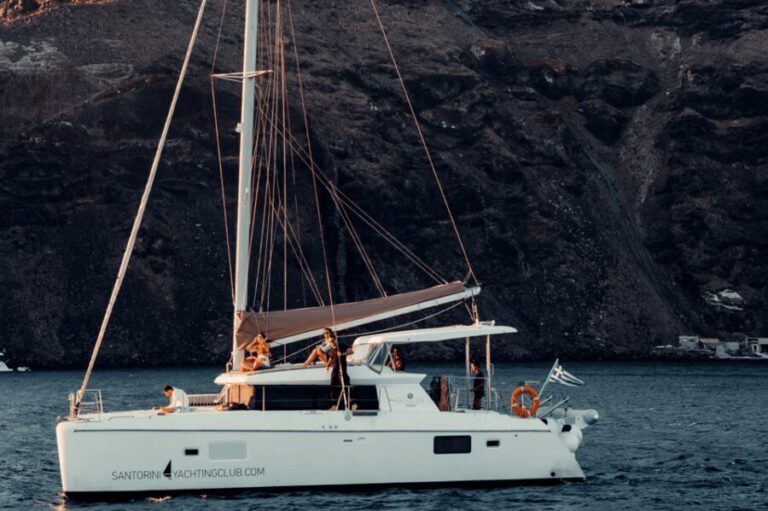 Santorini: Catamaran Caldera Cruise with Meal and Drinks - The Itinerary Breakdown