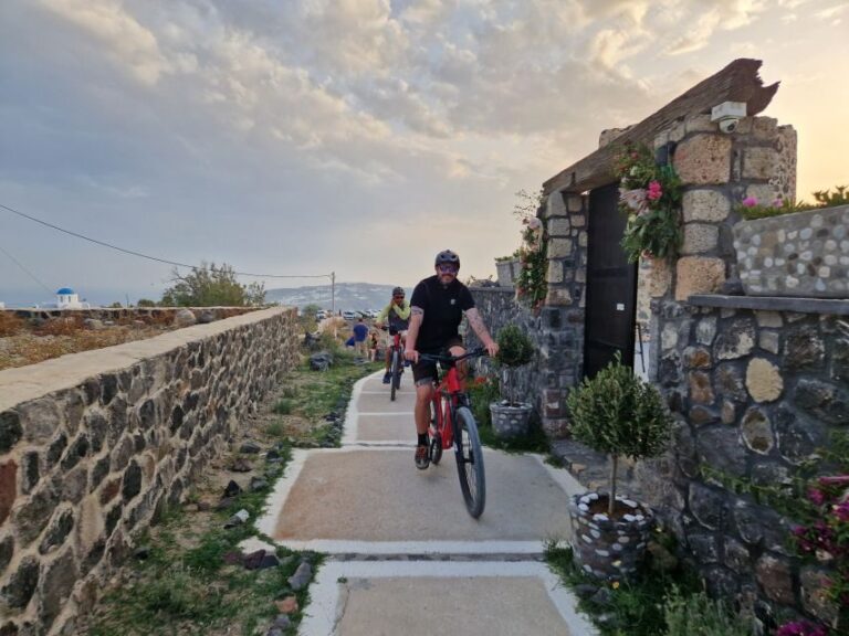 Santorini: E-Bike Sunset Tour Experience - The Heart of the E-Bike Sunset Tour in Santorini