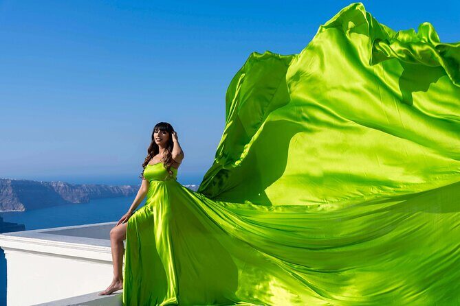 Santorini Flying Dress Experience - The Sum Up