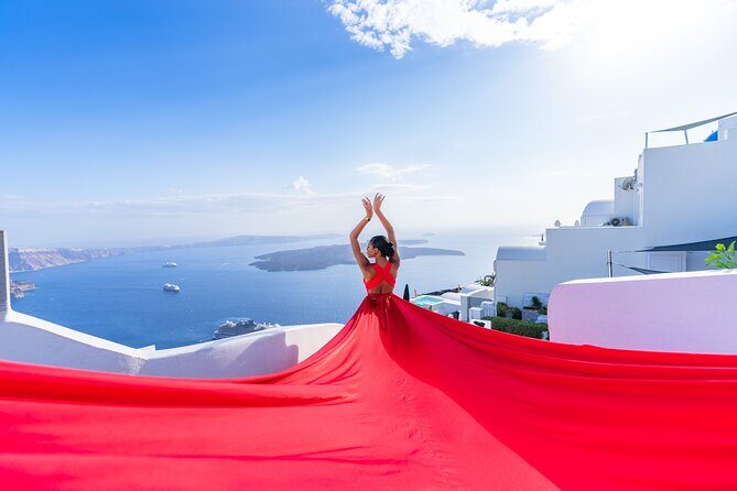 Santorini Flying Dress Photoshoot - Who Will Love This Experience?