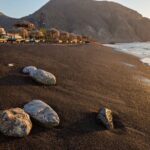 Santorini Full-Day Tour from Heraklion Crete - Relaxing at Perissa Black Sand Beach