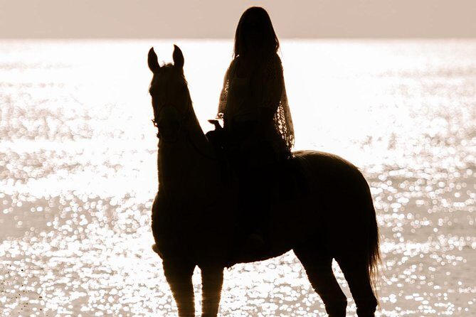 Santorini: Horse riding to the Black Sandy Beach (Eros beach) - Authentic Scenery and Geological Marvels