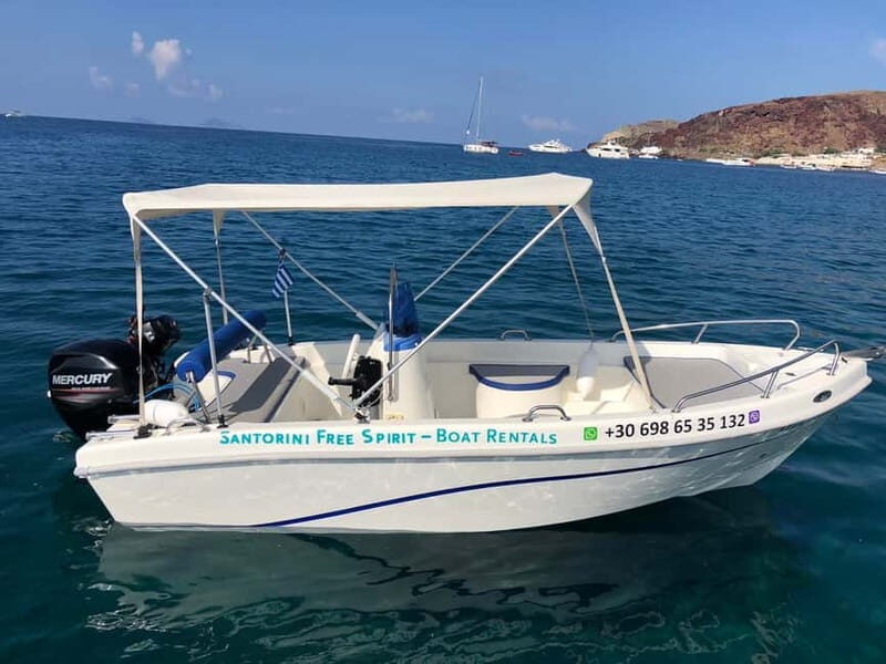 Santorini: License-Free Boat Rental with Ice, Water, & Fruit - What to Expect: The Day in Your Own Hands