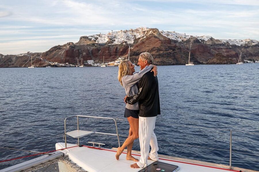SANTORINI PRIVATE SAILING CRUISE TOUR - The Itinerary: From Hot Springs to Sunset Views