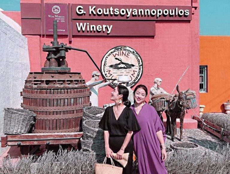 Santorini: Pyrgos, Winery & Oia - The Transportation and Group Experience