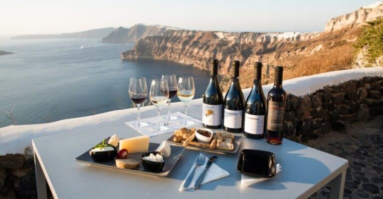 Santorini: Three Wineries and One Brewery Tour with Tastings - Transportation and Group Size