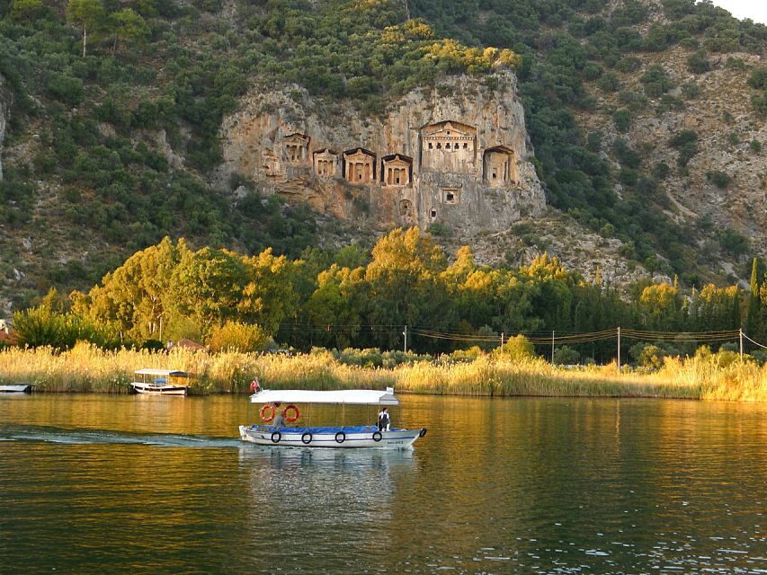 Sarigerme: Dalyan, Turtle Beach, Mud Bath, & King Tombs Tour - Visiting the Ancient King Tombs