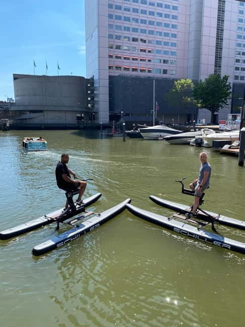 Schiller Water Bike Rental in Maritime District Rotterdam - A Detailed Look at the Water Bike Experience