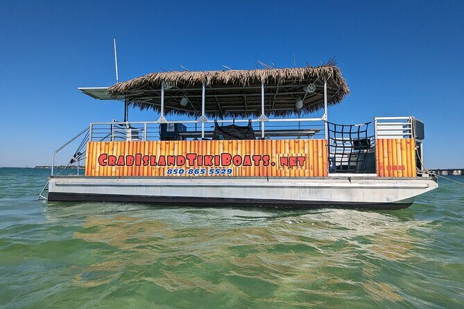 Shared Group Crab Island 4 Hour Tiki Excursion Destin FL - A Deep Dive into the Crab Island Tiki Boat Excursion