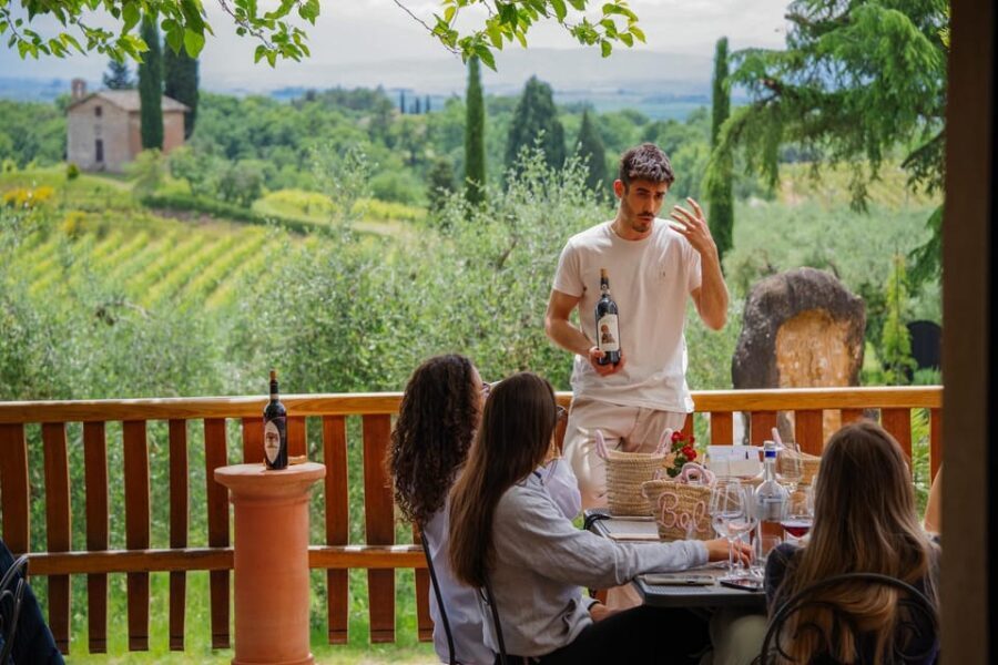 Siena: winery tour, wine tasting and lunch - Walk through Vineyards and Visit the Church of San Giorgio
