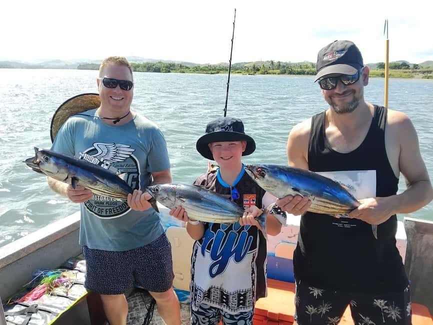 Sigatoka: Fishing Charter with River Cruise and Snacks