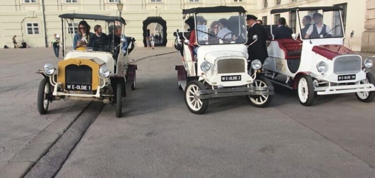 Sightseeing tour in electric vintage car (up to 5 people) - Exploring the Vienna in a Vintage Electric Car