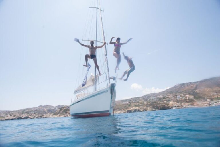 South Crete: Sailing full day trip with lunch - Exploring the Coastline: Hidden Beaches and Iconic Sights