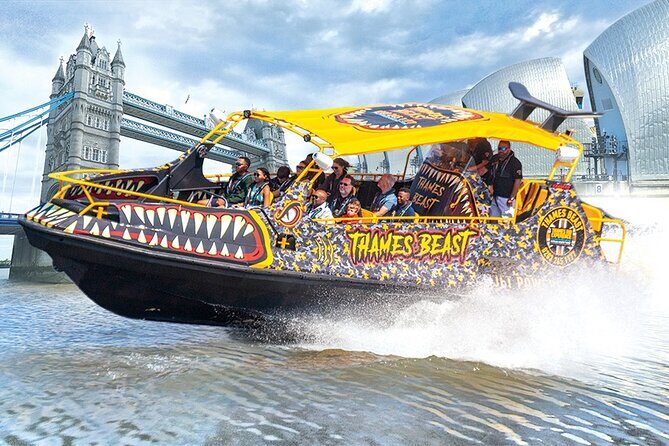 Speedboat 'THE THAMES BEAST' from Tower Millennium Pier - 40 mins - The Experience in Detail