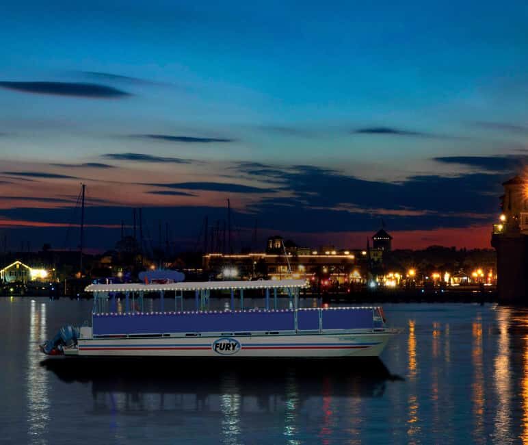 St Augustine: Champagne Sunset Cruise w Nights of Lights opt - What to Expect When You Book This Cruise