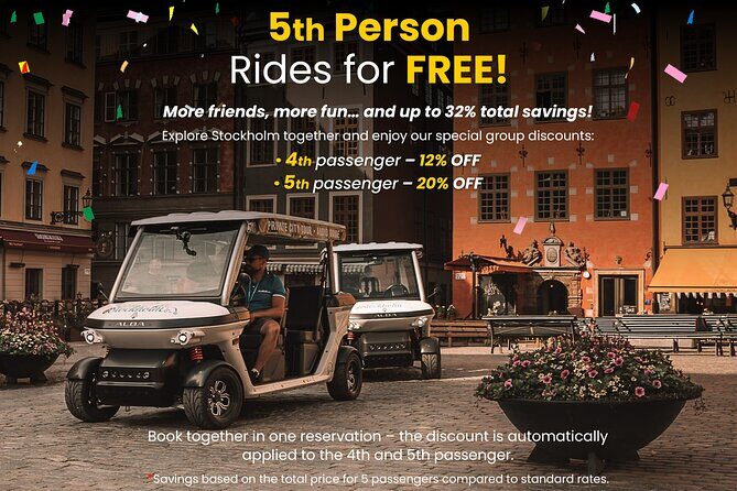 Stockholm Highlights: Private Golf Cart Tour - Itinerary Breakdown