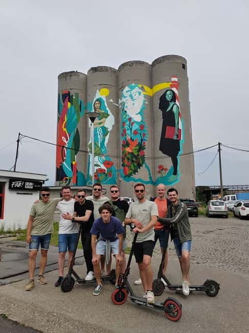 Street Art E Scooter tour - The Itinerary Breakdown